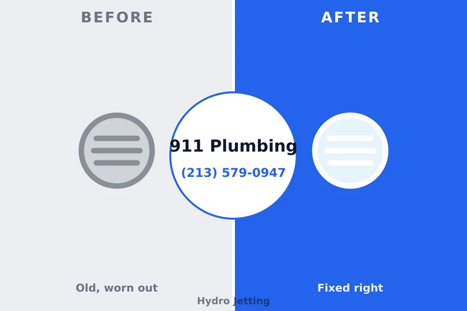 Before and after: plumbing company Arnaudville, LA